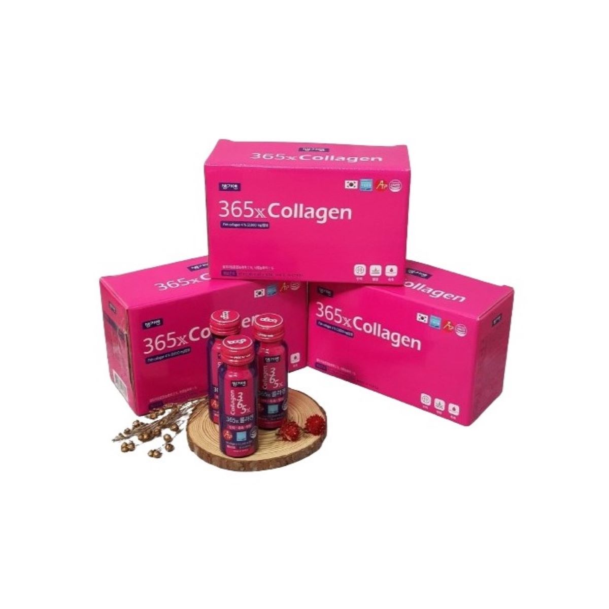 Nước Collagen 365X Hàn Quốc 10 chai 50ml